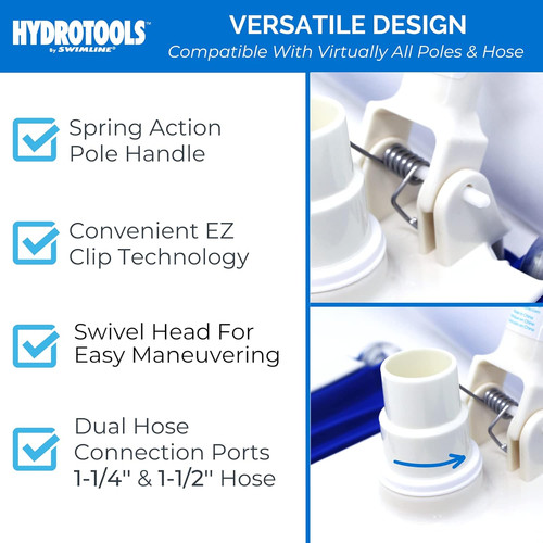 Hydrotools manual vacuum head - manual,