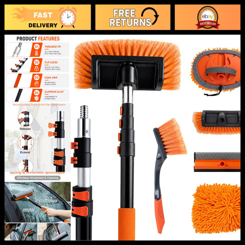 17ft telescoping cleaning pole - 17ft,